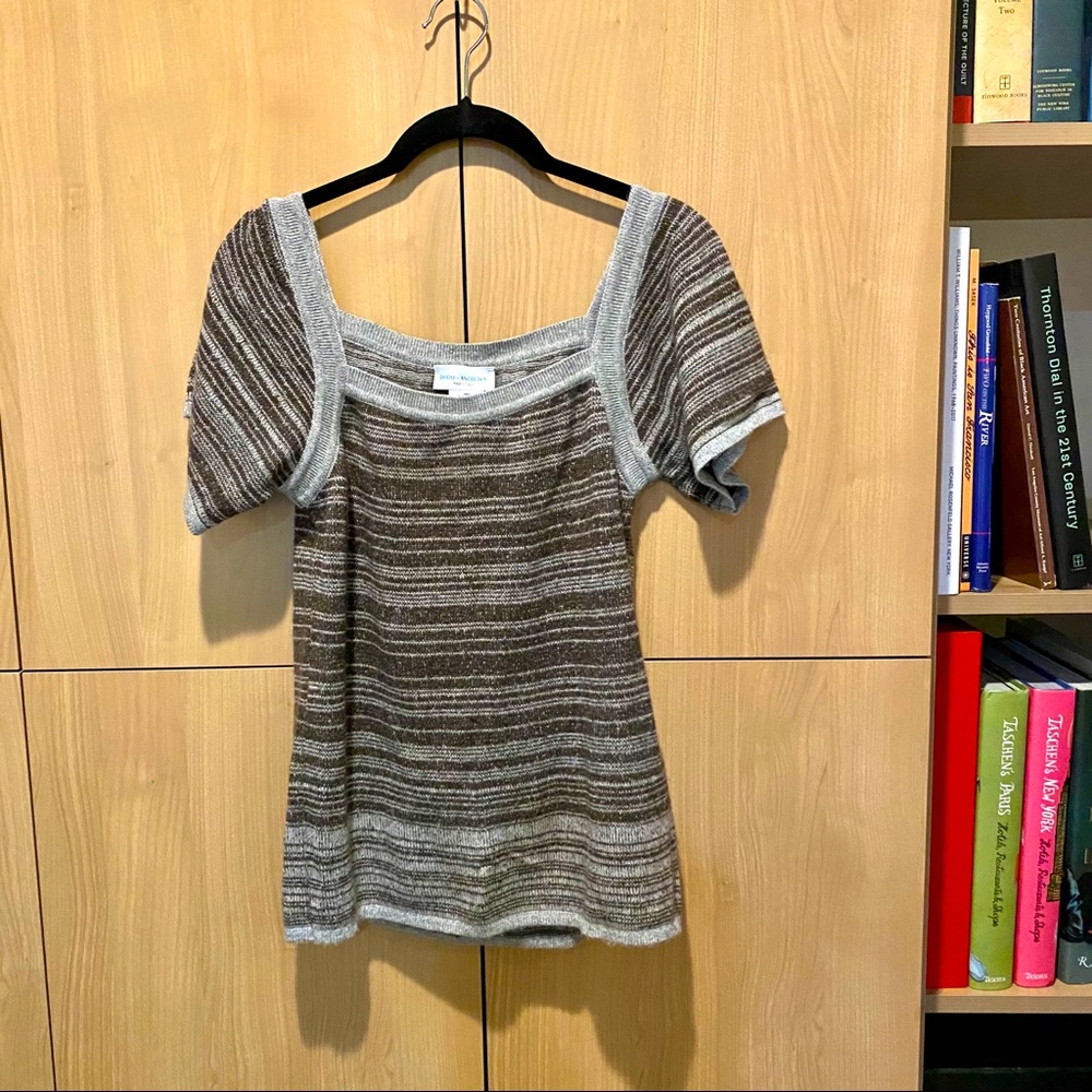 Dodo + Angelika square neck cashmere sweater